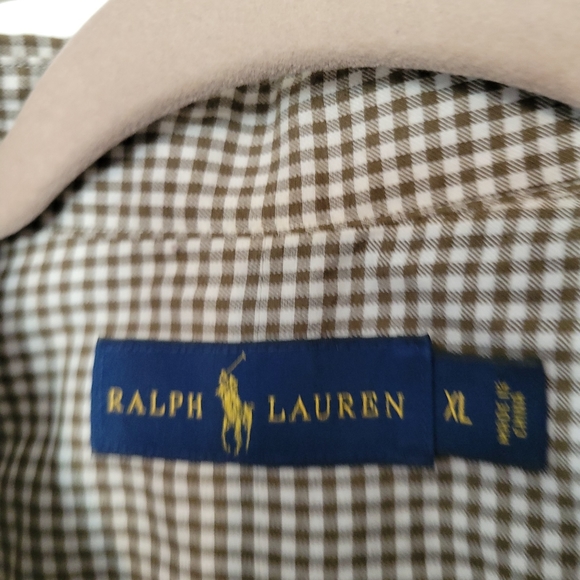 RALPH LAUREN Classic Fit Button Down Long Sleeve Plaid Shirt Men's Size XL - Picture 4 of 5
